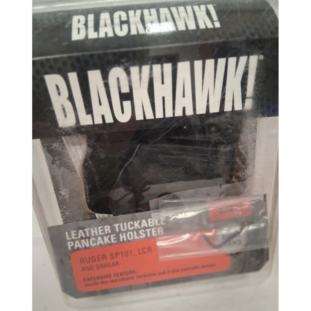 New Blackhawk Tuckable Pancake Holster, Italian Leather 422004BK-R